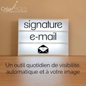 CréaPAGES - Signature e-mail un outil quotidien de visibilité à votre image